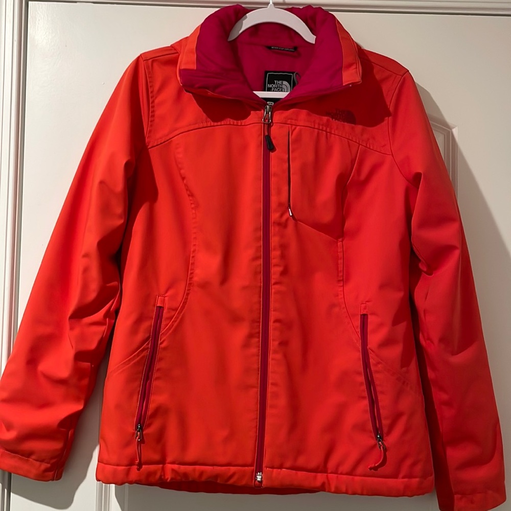 Pink North Face Jacket - Medium